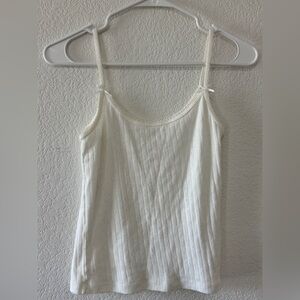 New Brandy Melville Tank eyelet/bow
